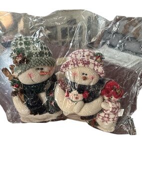 ☃️ Adorable Holiday Snowman Family of 4 ☃️